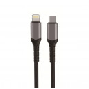 Кабель WUW-X183 Type-C to Lightning 3A 1m Black