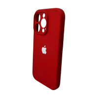 Чохол для смартфона Silicone Full Case AA Camera Protect for Apple iPhone 16 Pro 20,China Red (Колір China-Red) - фото № 4