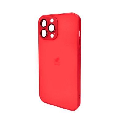 Чохол для смартфона AG Glass Matt Frame Color Logo for Apple iPhone 13 Pro Max Coke Red - изображение 1