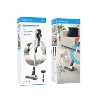 Пилосос HOCO HY11 Wireless handheld roller brush vacuum cleaner (EU) White (Колір Білий) - фото № 2