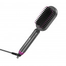 Гребінець для випрямлення волосся з цифровим дисплеєм HOCO HP44 Electric straightening hair comb with digital display(EU) Rose red