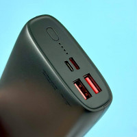 Зовнішній акумулятор HOCO J122A Respect 22.5W+PD20W fully compatible power bank(20000mAh) Black (Цвет 7073) - фото № 7