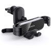 Автотримач для телефона UGREEN LP228 Gravity Drive Air Vent Car Mount Phone Holder With Arc-Shaped mounting clip Black (Black)- № 3
