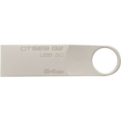 Flash Kingston USB 3.0 DT SE9 G2 64Gb metal - зображення 1