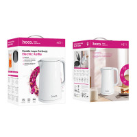 Електрочайник HOCO HE11 1.7L electric kettle (EU) White (Цвет Білий) - фото № 2