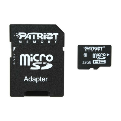 microSDHC (UHS-1) Patriot LX Series 32Gb class 10 (adapter SD) (PSF32GMCSDHC10) - изображение 1