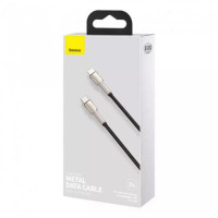 Кабель Baseus Cafule Series Metal Data Cable Type-C to iP PD 20W 0.25m Black (Колір Черный) - фото № 2