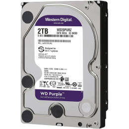HDD Western Digital 3.5" Purple 2TB 64MB, 5400 RPM, SATA 6 Gb/s