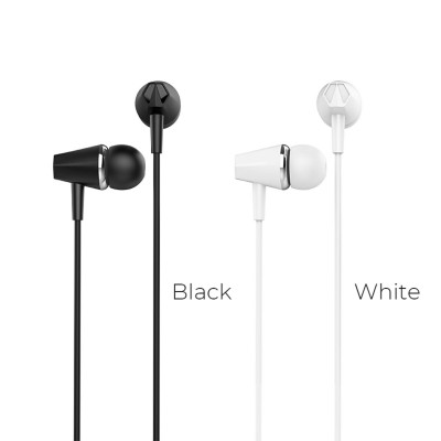 Навушники HOCO M34 honor music universal earphones with microphone White (6957531078463) - зображення 3