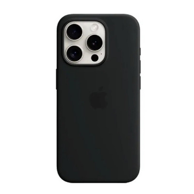 Чохол для смартфона Silicone Full Case AAA MagSafe IC for iPhone 15 Black - зображення 1