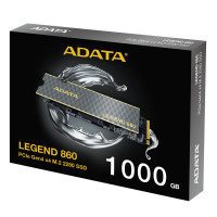 Накопичувач SSD M.2 ADATA LEGEND 860 1TB 2280 PCIe Gen 4x4 3D NAND Read/Write: 6000/4000 MB/sec (Колір 7073) - фото № 2