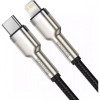 Кабель Baseus Cafule Series Metal Data Cable Type-C to iP PD 20W 0.25m Black (Черный)- № 3