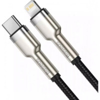 Кабель Baseus Cafule Series Metal Data Cable Type-C to iP PD 20W 0.25m Black (Колір Черный) - фото № 3
