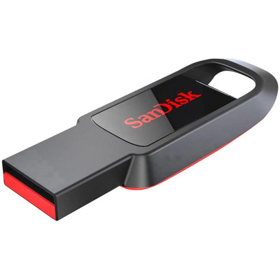 Flash SanDisk USB 2.0 Cruzer Spark 128Gb Black/Red - зображення 3