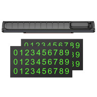 Паркувальна карта BOROFONE FC3 Ronny can hidden parking sign Black Metal Gray (Цвет Black Metal Gray) - фото № 7