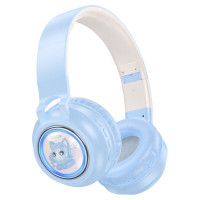 Навушники HOCO W50 Cute fun BT headphones Blue (Цвет Синий) - фото № 2