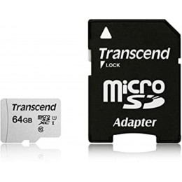 microSDXC (UHS-1) Transcend 300S 64Gb class 10 (adapter SD)