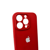 Чохол для смартфона Silicone Full Case AA Camera Protect for Apple iPhone 16 Pro 20,China Red (Колір China-Red) - фото № 5