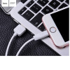 Кабель HOCO X1 USB to Micro 2.4A, 1м, ПВХ, разъемы ПВХ, Белый (6957531032038) - изображение 2