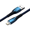 Кабель Baseus Glimmer Series Fast Charging Data Cable USB to iP 2.4A 2m Blue (Синий)- № 6
