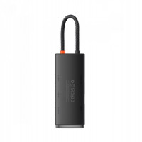 USB-хаб Baseus Lite Series 5-Port Type-C HUB Docking Station (Type-C to HDMI+USB3.0*3+PD) Black (Цвет 7073) - фото № 2