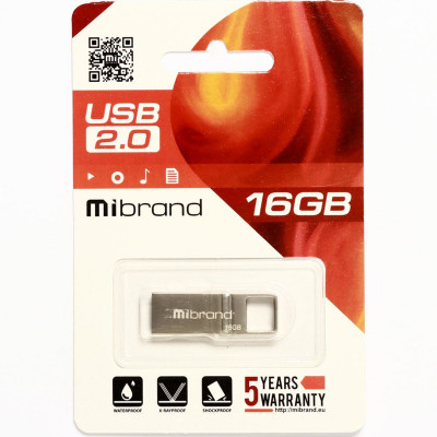 Flash Mibrand USB 2.0 Stingray 16Gb Grey (MI2.0/ST16U5G) - изображение 2