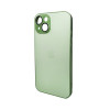 Чохол для смартфона AG Glass Matt Frame Color Logo for Apple iPhone 15 Light Green