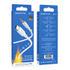 Аудіокабель BOROFONE BL18 Type-C silicone digital audio conversion cable White (Белый)- № 4
