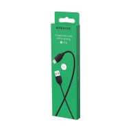 Кабель BOROFONE BX19 USB to iP 2.4A, 1m, PVC, TPE connectors, Black (Цвет Черный) - фото № 3