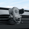 Автотримач для телефона HOCO H6 Grateful one-button car holder(air outlet) Black (Черный)- № 4