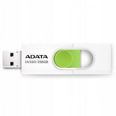Flash A-DATA USB 3.0 AUV 320 256Gb White/Green - изображение 1