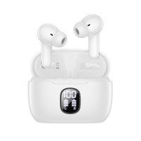Бездротові навушники BOROFONE FQ7 Treasure wireless ANC+ENC noise reduction BT headset White