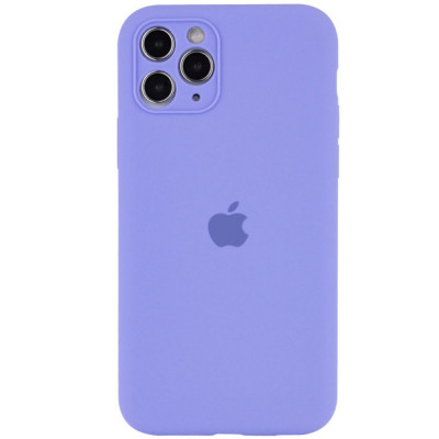 Чохол для смартфона Silicone Full Case AA Camera Protect for Apple iPhone 11 Pro кругл 26,Elegant Purple - зображення 1