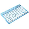 Клавіатура HOCO S55 Transparent Discovery edition wireless BT keyboard(English version) Ice Blue Mist - зображення 2
