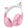 Навушники HOCO W42 Cat ears BT headphones Cherry Blossom - зображення 2