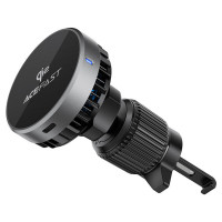 Автотримач для телефона з БЗП ACEFAST D40 Qi2 Magnetic Wireless Charging car holder with Ice Cooling for air vent Metal gray (Колір 7073), Атикул k56585 |  купить на VILKI.NET - фото № 1