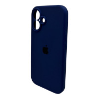 Чохол для смартфона Silicone Full Case AA Camera Protect for Apple iPhone 16 39,Navy Blue (Колір Navy Blue) - фото № 4