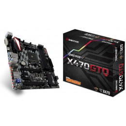 Материнська плата Biostar X470 (AMD X470, sAM4, PCI-Ex16)