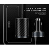 Автомобільний зарядний пристрій CHAROME C7 4-Port Front and Back Seat Car Charger Black (Черный)- № 3