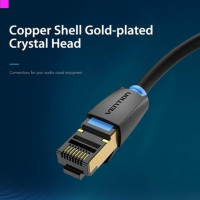 Кабель Vention Cat.8 SFTP Patch Cable 15M Black (IKABN) (Колір 7073) - фото № 5