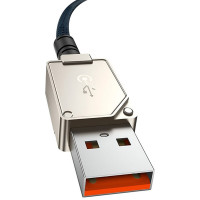 Кабель Baseus Unbreakable Series Fast Charging Data Cable USB to Type-C 100W 1m Stellar White (Колір Stellar-White) - фото № 4