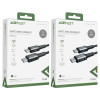 Кабель ACEFAST C1-03 Type-C to Type-C 3A, 1.2m, nylon, aluminum connectors, Black (7073)- № 4