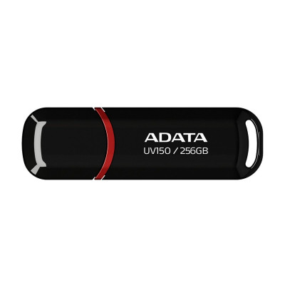 Flash A-DATA USB 3.2 UV150 256Gb Black (AUV150-256G-RBK) - изображение 1