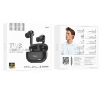 Бездротові навушники HOCO EW60 Norman true wireless BT headset Black (Цвет Черный) - фото № 4