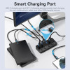 USB-хаб Vention USB 3.0 to USB 3.0 x4+USB C Hub With Individual Power Switches 1M Black (CHWBF) (7073)- № 5