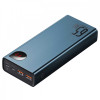 Зовнішній акумулятор Baseus Adaman Metal Digital Display Quick Charge Power Bank 20000mAh 65W Blue - изображение 5