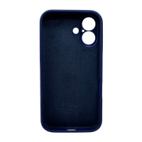 Чохол для смартфона Silicone Full Case AA Camera Protect for Apple iPhone 16 39,Navy Blue (Колір Navy Blue) - фото № 3