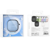 Бездротові навушники BOROFONE BW29 Charm true wireless BT headset Azure Blue (Колір Azure Blue) - фото № 3