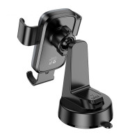 Автотримач для телефона HOCO H81 Vista Gravity Car holder (center console) Black Metal Gray (Цвет Black Metal Gray) - фото № 5