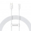 Кабель Baseus Superior Series (SUPERVOOC) Fast Charging Data Cable USB to Type-C 65W 2m White
